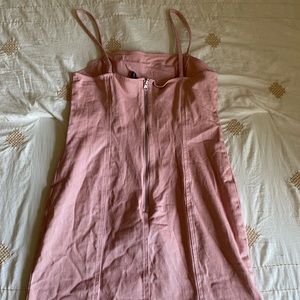 Pink Denim Dress